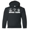 18500B Youth Heavy Blend Hooded Sweatshirt Thumbnail